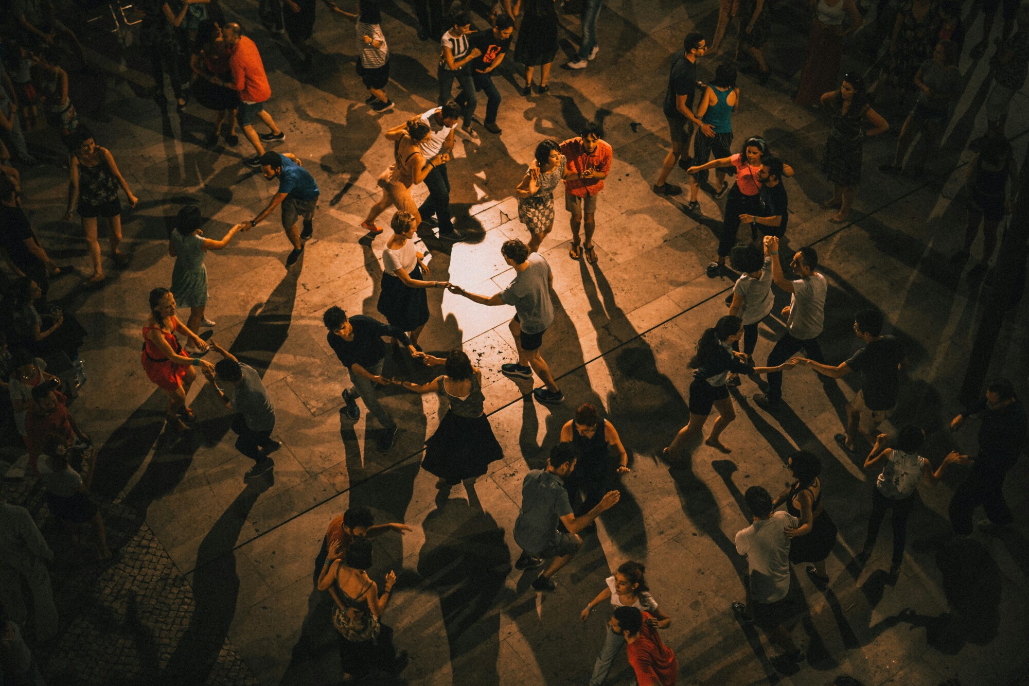 Friday Block Party atmosphere